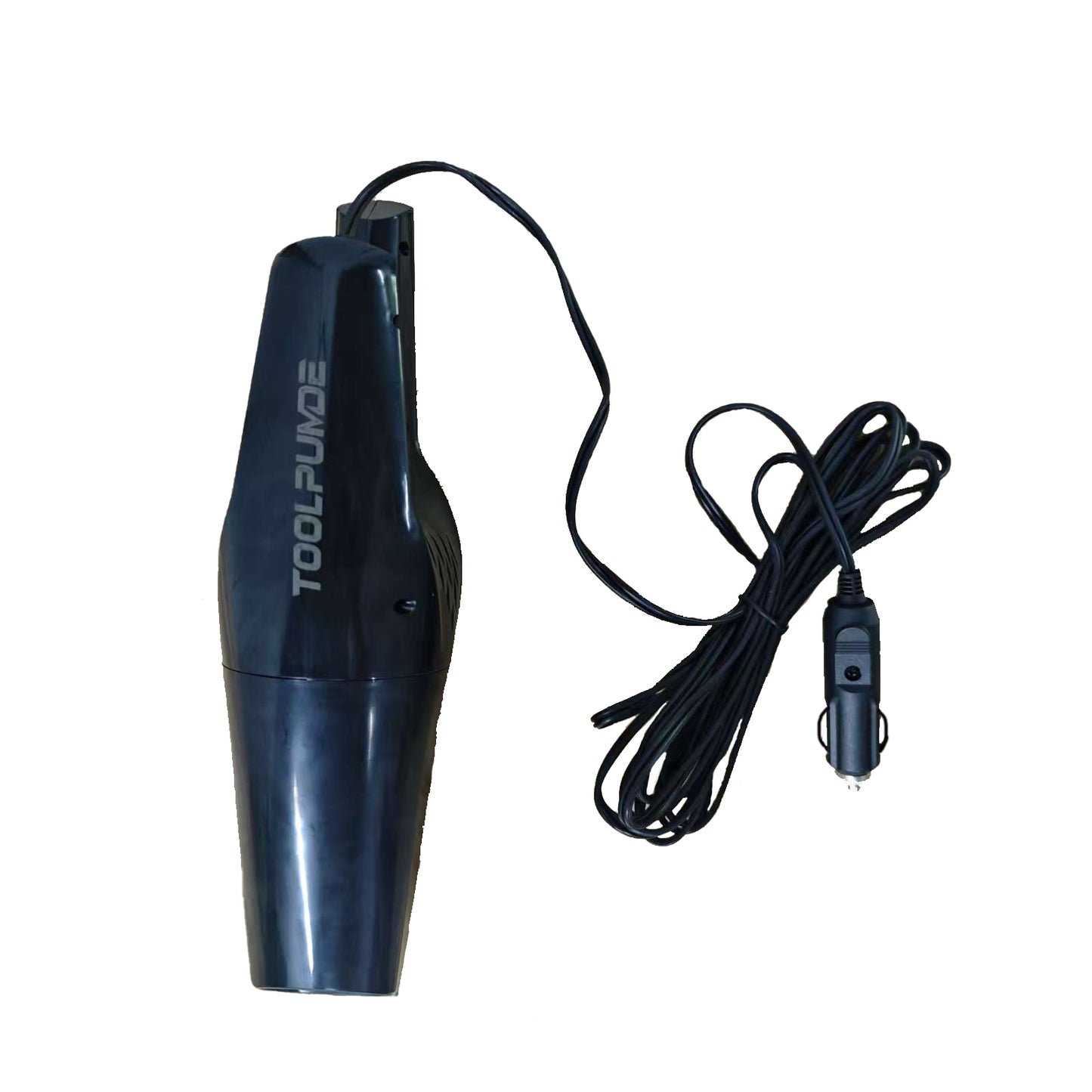 TOOLPUMDE Car Vacuum Cleaner, 12V High Power Portable Handheld Auto Vacuum with Strong Suction, 16.4ft Cord, Multiple Attachments, Compact Interior Cleaner for Car